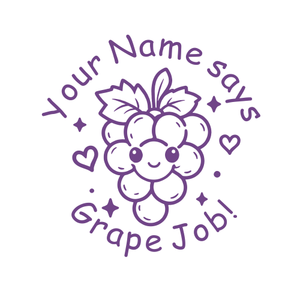Teacher Stamps - Grape