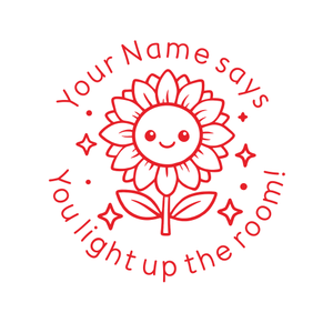 Teacher Stamps - Sunflower