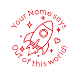 Load image into Gallery viewer, Teacher Stamps -Rocket