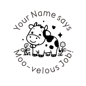 Teacher Stamps - Cow