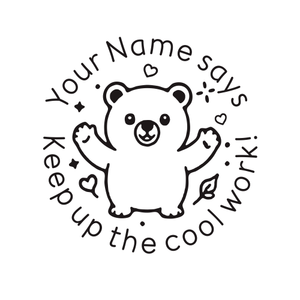 Teacher Stamps -Bear
