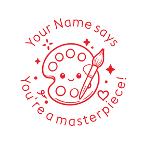 Teacher Stamps - Paint Board