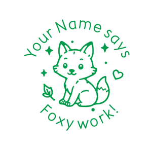 Teacher Stamps -Fox
