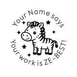 Load image into Gallery viewer, Zebra Teacher Stamps