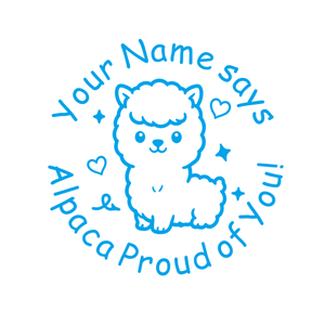 Teacher Stamps - Alpaca