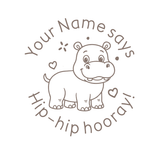 Load image into Gallery viewer, Teacher Stamps -Hippopotamus