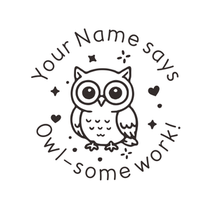 Teacher Stamps - Owl