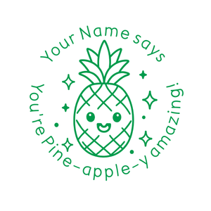 Pineapple Teacher Stamps