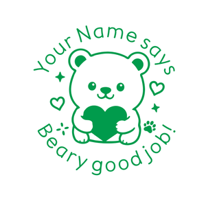 Bear Teacher Stamps