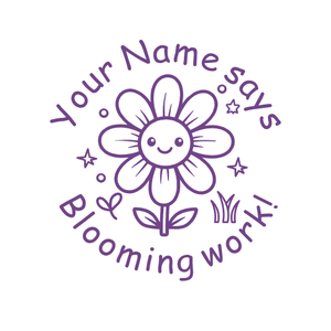 Teacher Stamps - Flower