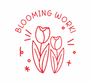 Blooming Work Stamp