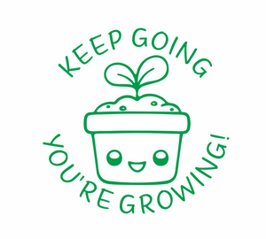 Keep Going Growing Stamp