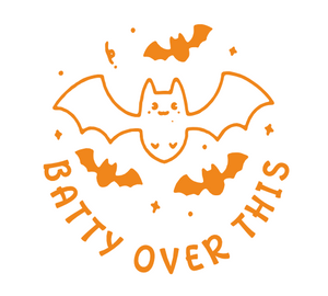 Batty Over This Teacher Stamp