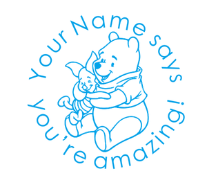 Bear and Pig Stamp