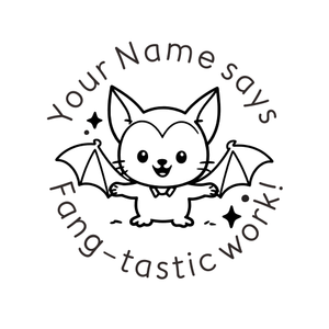 Bat Teacher Stamps
