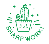Load image into Gallery viewer, Cactus Sharp Work Stamp