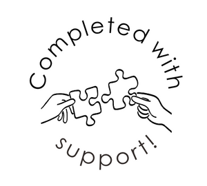 Completed with Support Stamp
