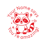 Load image into Gallery viewer, Teacher Stamps -Raccoon