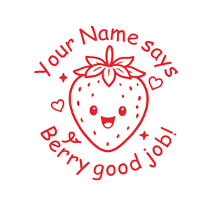 Strawberry Teacher Stamps
