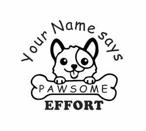 Paw-some Effort Stamp
