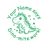 Load image into Gallery viewer, Teacher Stamps - Dinosaur