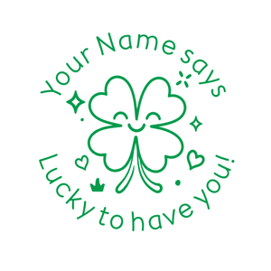 Teacher Stamps - Four Leaf Clover
