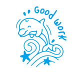 Load image into Gallery viewer, Dolphin - Good Work Stamp
