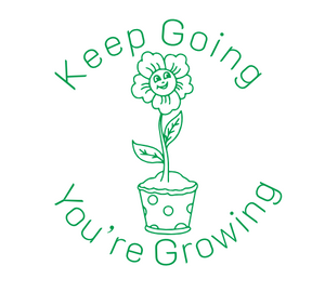 Keep Going, You are Growing Stamp