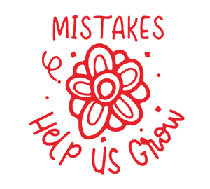 Mistakes Help Us Grow Stamp
