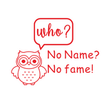Load image into Gallery viewer, No Name No Fame Owl Stamp