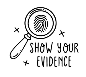 Show Your Evidence Stamp