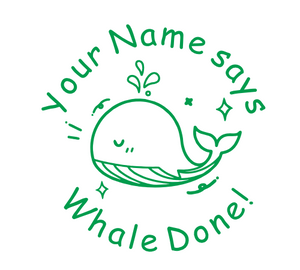 Whale Done Stamp