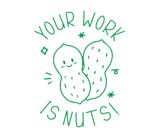 Your Work Is Nuts Teacher Stamp