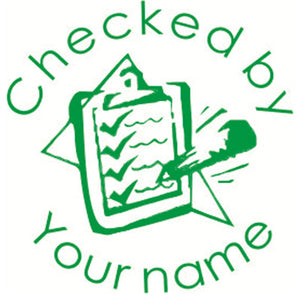 Checked by Stamp
