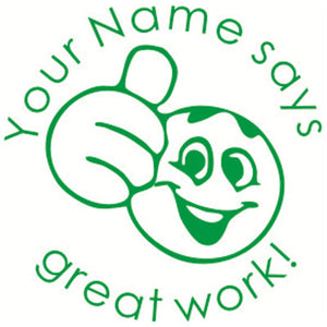 Emoji- Thumbs up face Stamp