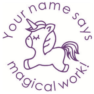 Unicorn-Magical work Stamp