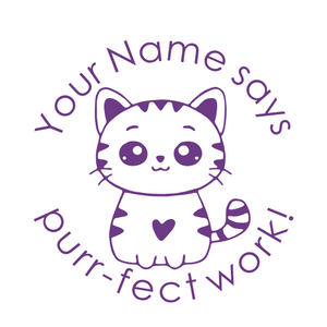 Purr-fect Cat Stamp
