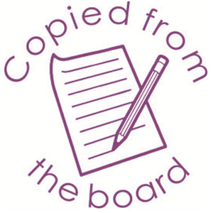 Copied from the board