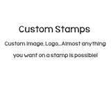 Load image into Gallery viewer, custom address stamp, custom business stamps, custom logo stamp