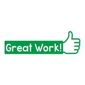Thumb up Great work!