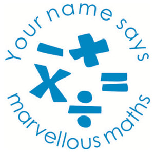 Marvellous maths stamps