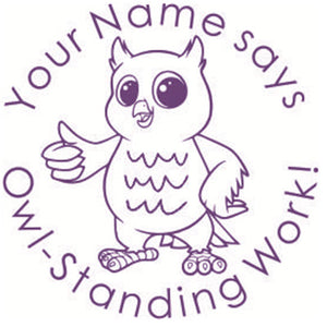 Owl-standing Stamps