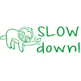 Load image into Gallery viewer, Sloth- slow down stamps